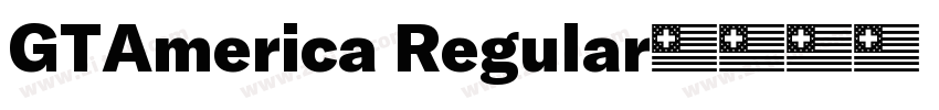 GTAmerica Regular字体转换